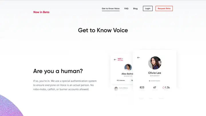 Voice.com beta subscription Get posting page